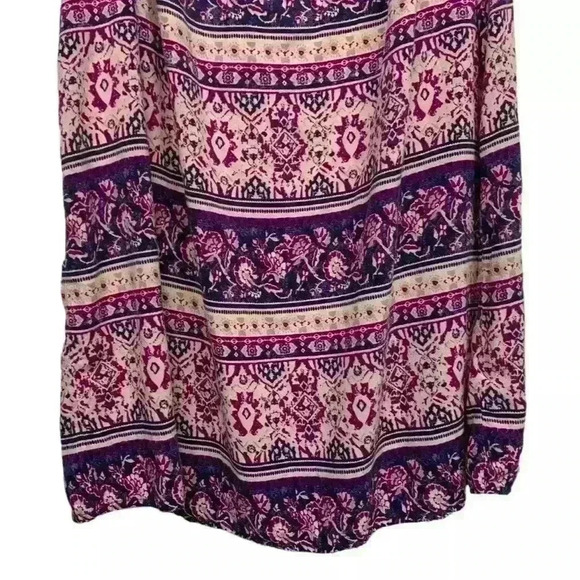 Beach Lunch Lounge Womens size M Violet Evi Dress Off The Shoulder Ruffle - Picture 3 of 7